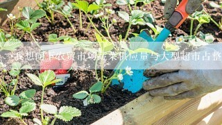 我想问下农贸市场蔬菜供应量与大型超市占整个国内蔬菜供应量的比例