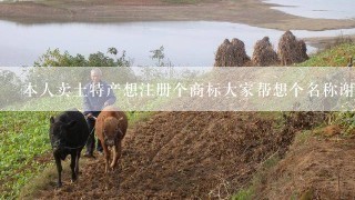 本人卖土特产想注册个商标大家帮想个名称谢谢