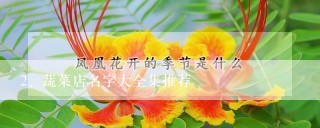 蔬菜店名字大全集推荐