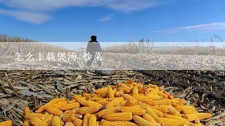 怎么下载煲汤,炒菜