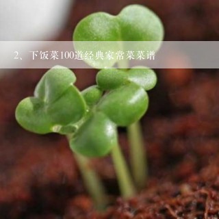 下饭菜100道经典家常菜菜谱