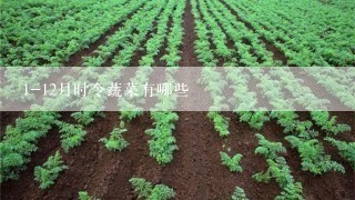 1-12月时令蔬菜有哪些