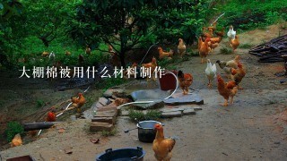 大棚棉被用什么材料制作