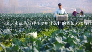 夏天卖疏菜品种多要用什么样的货架来摆放且保鲜？