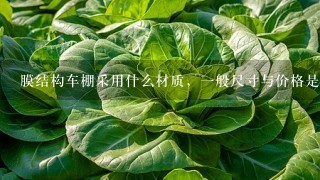 膜结构车棚采用什么材质，1般尺寸与价格是多少