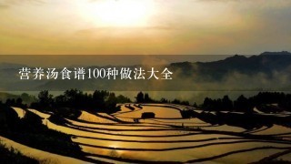 营养汤食谱100种做法大全