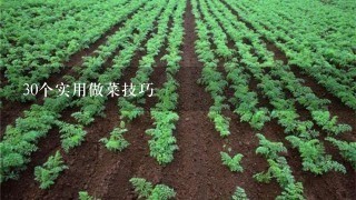 30个实用做菜技巧