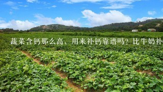 蔬菜含钙那么高，用来补钙靠谱吗？比牛奶补钙能力如何？