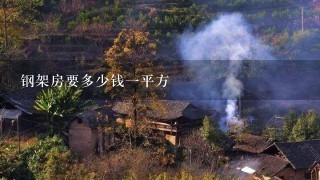 钢架房要多少钱1平方