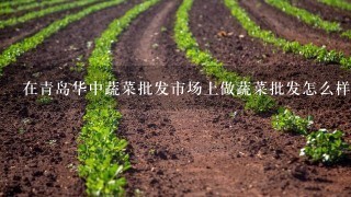 在青岛华中蔬菜批发市场上做蔬菜批发怎么样?进货渠道都有哪些？市场上的费用是怎么收的？请高手指点，谢谢