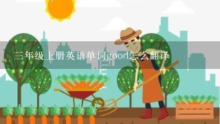 3年级上册英语单词good怎么翻译