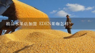 精品水果店加盟 EDEN果咖怎样？