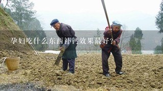 孕妇吃什么东西补钙效果最好?