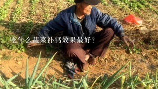 吃什么蔬菜补钙效果最好？