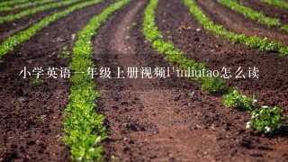 小学英语1年级上册视频l'mliutao怎么读