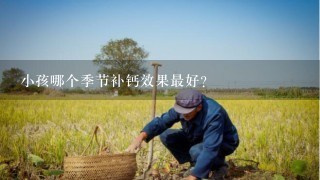 小孩哪个季节补钙效果最好？