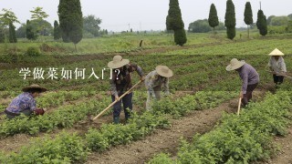 学做菜如何入门？