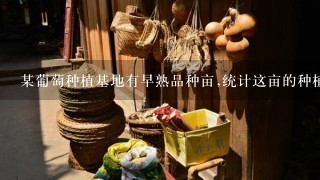 某葡萄种植基地有早熟品种亩,统计这亩的种植情况,得到、3个品种种植面积的比例情况如图所示。该基地今年计划扩大品种和品种...