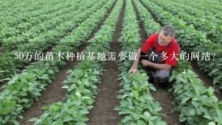 50万的苗木种植基地需要做1个多大的网站？投资多少？