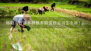 绵阳天普苗木种植有限责任公司怎么样？