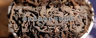 普洱熟茶和生茶的区别,第1图