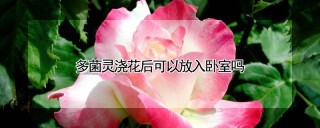 多菌灵浇花后可以放入卧室吗,第1图