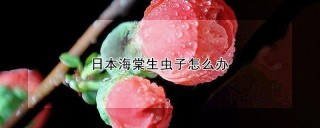 日本海棠生虫子怎么办,第1图