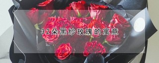 32朵黑纱玫瑰的寓意,第1图